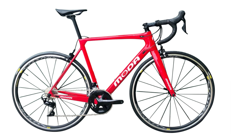 Moda Vivo Road Bike In Red with 105 Groupset